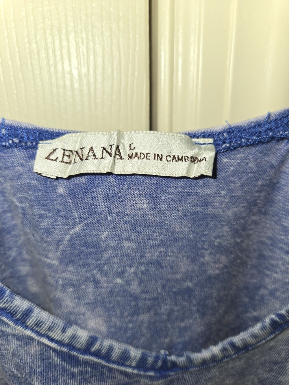 NIP Zenana Acid Washed Romper - Picture 12 of 12